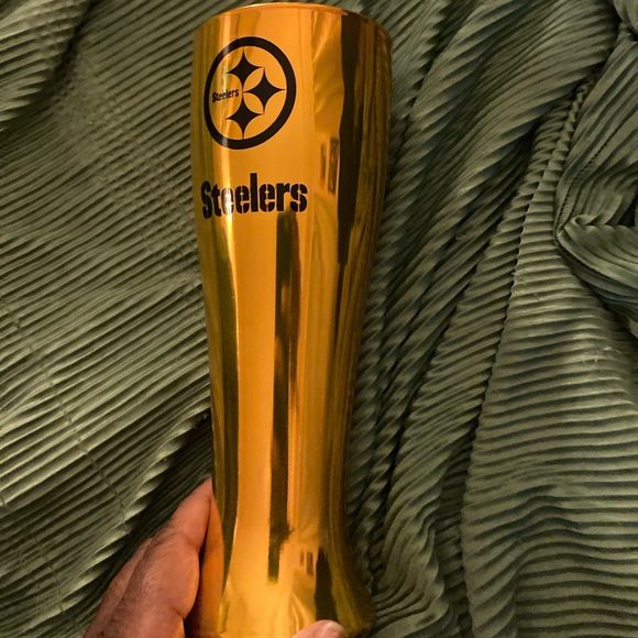 Pittsburgh Steelers Gold Glass Glacier Pilsner - Picture 3 of 4